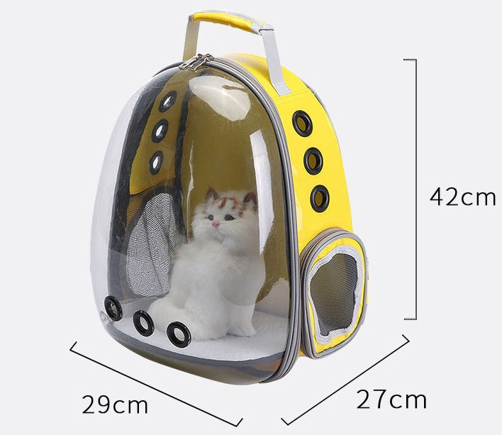 Portable Pet Puppy Backpack Carrier Bubble