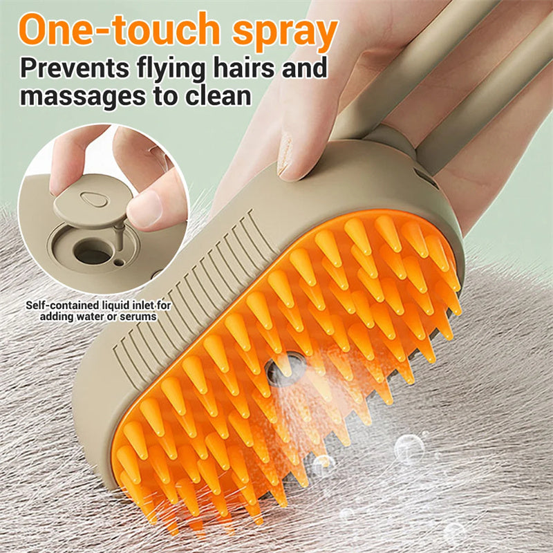 3 In 1 Electric Spray Hair Brushes For Massage