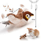 Interactive flapping bird cat toy USB rechargeable - Kiwi Studio Pets