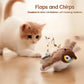 Interactive flapping bird cat toy USB rechargeable - Kiwi Studio Pets