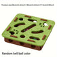 Felt interactive cat puzzle box with maze tracks